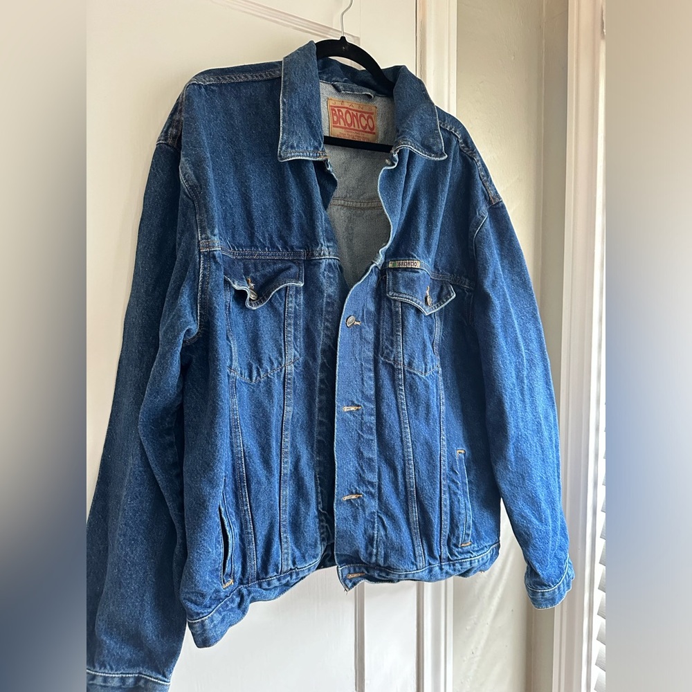 Vintage oversized denim jacket